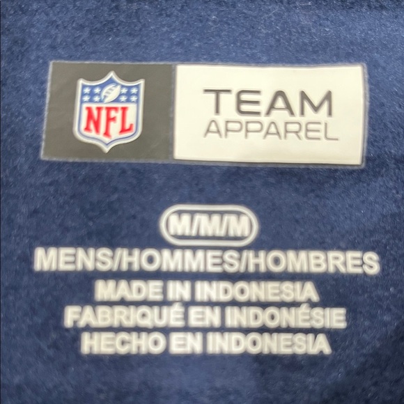 New England Patriots NFL Team Apparel Blue Full Zip Jacket, NWT - Picture 2 of 7